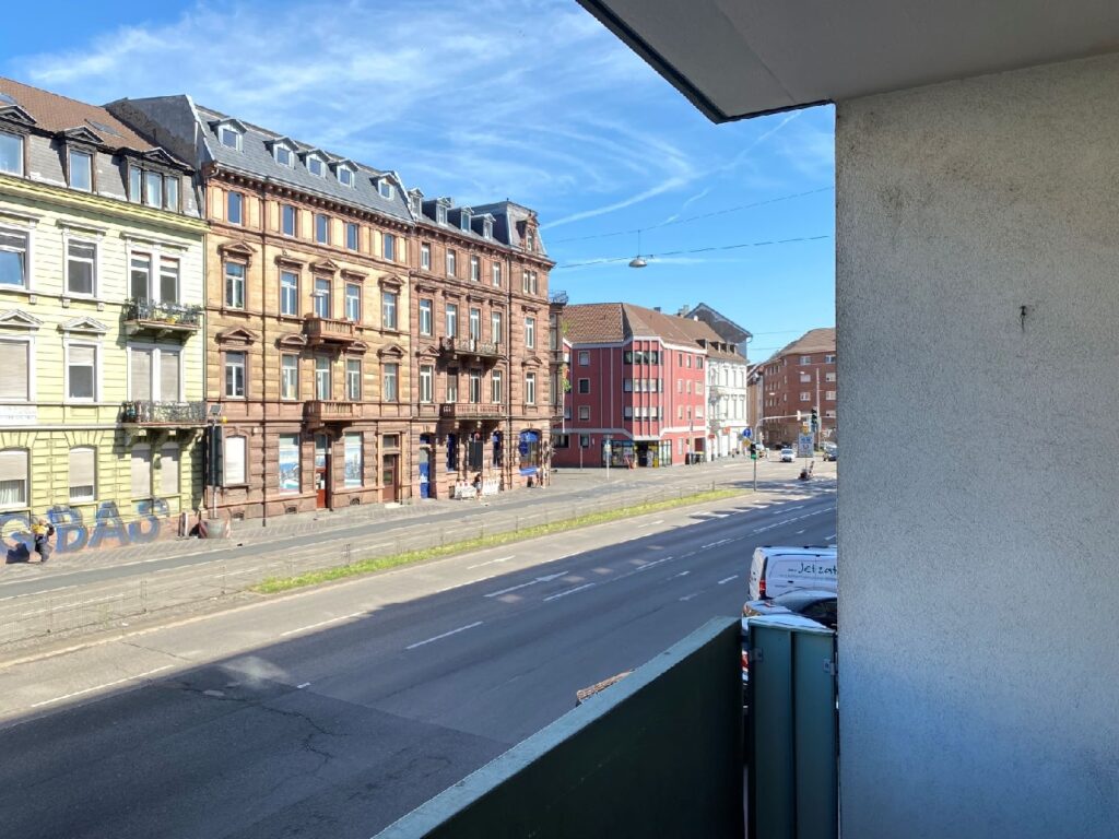 Blick vom Balkon