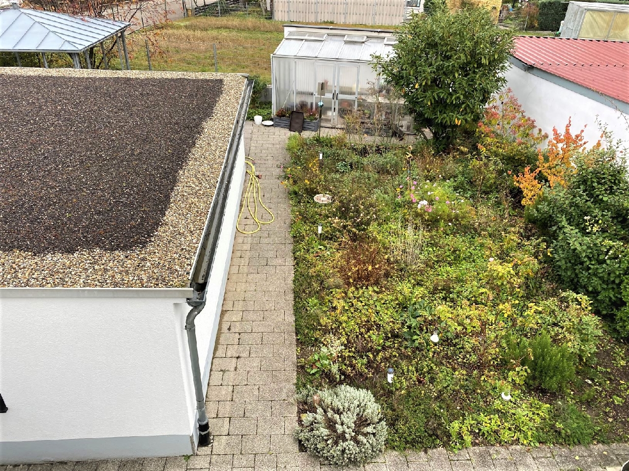 Garten Rückseite