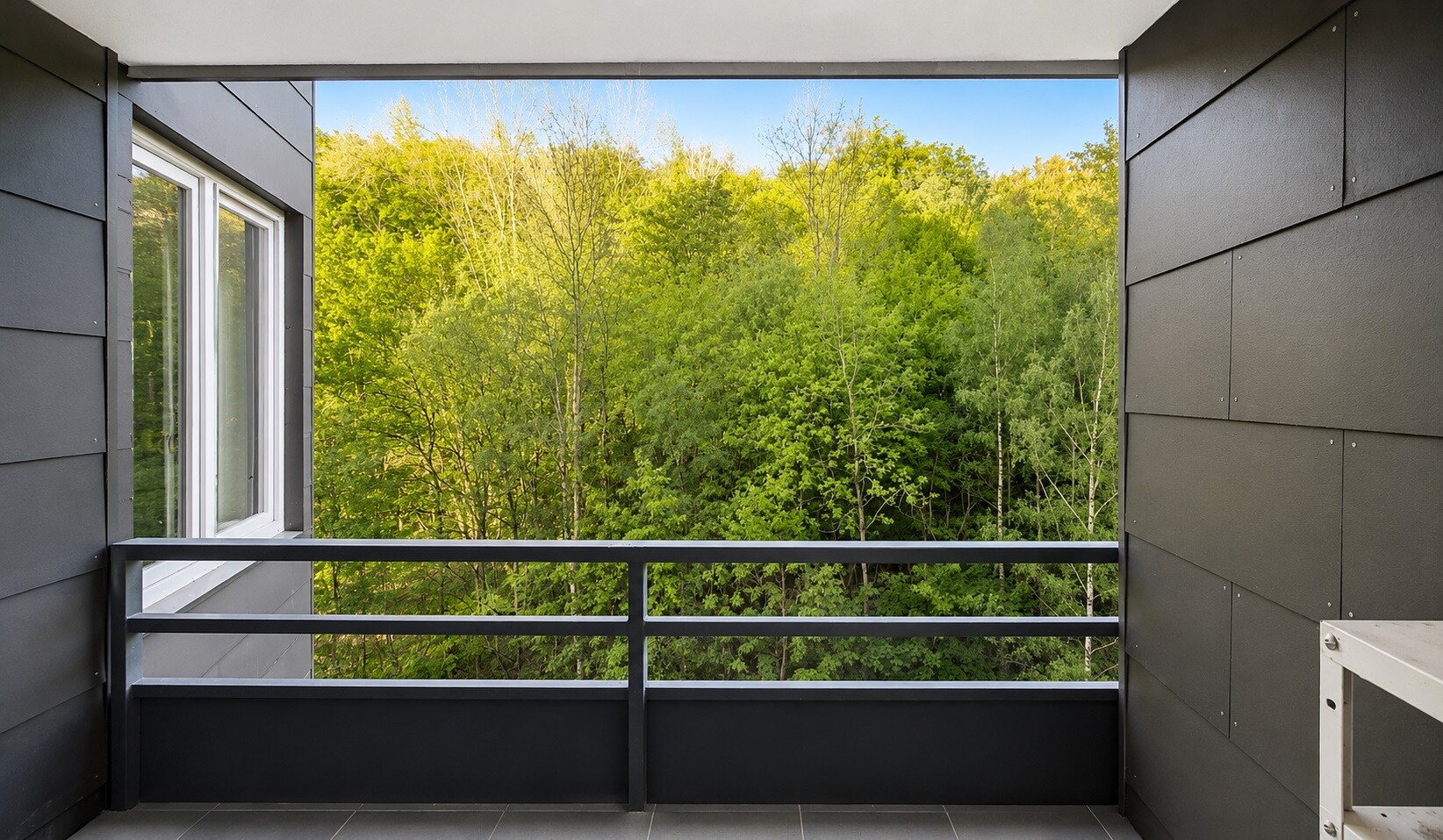 Ausblick vom Balkon